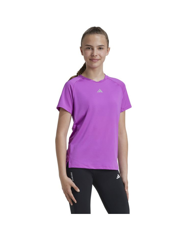 Camiseta Fitness adidas Menina de Jogger Morado