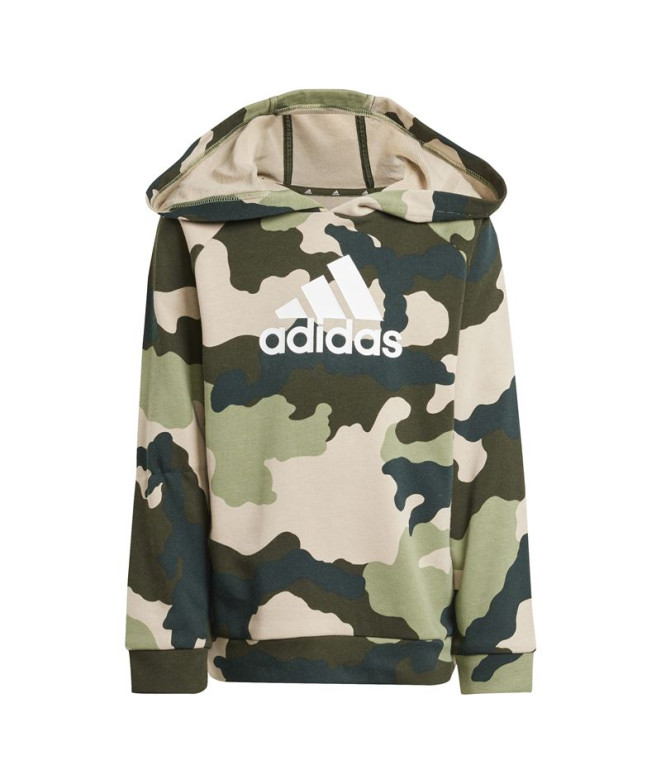 Conjunto adidas Infantil Little Essentials estampado em verde