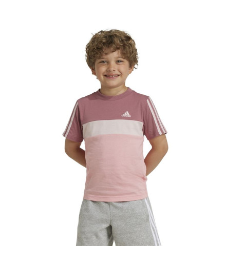 Camiseta adidas Infantil Little Tiberio 3-Stripes... 2
