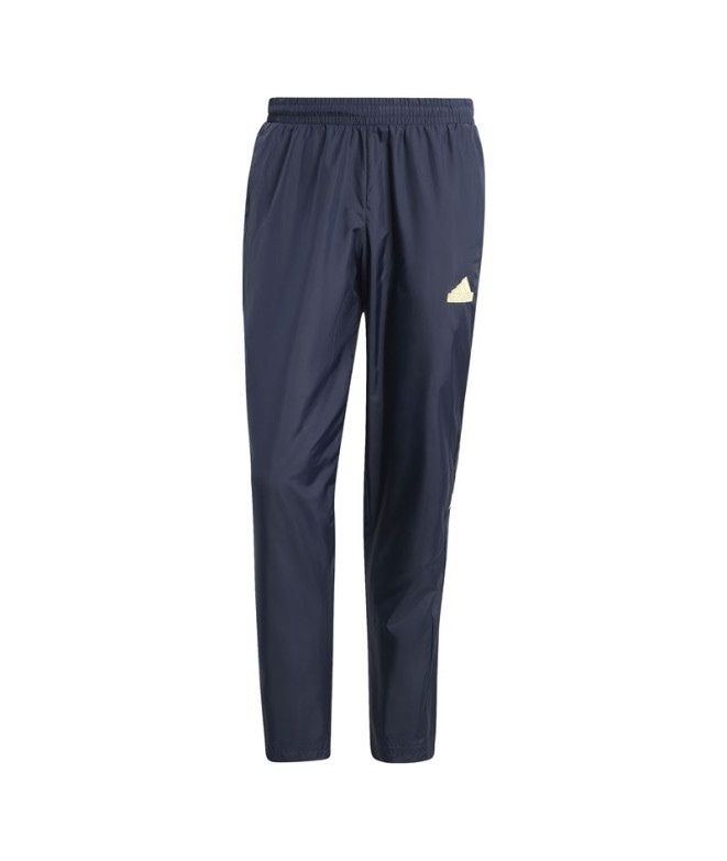 Pantalons adidas Homme House Of Tiro Bleu tissé