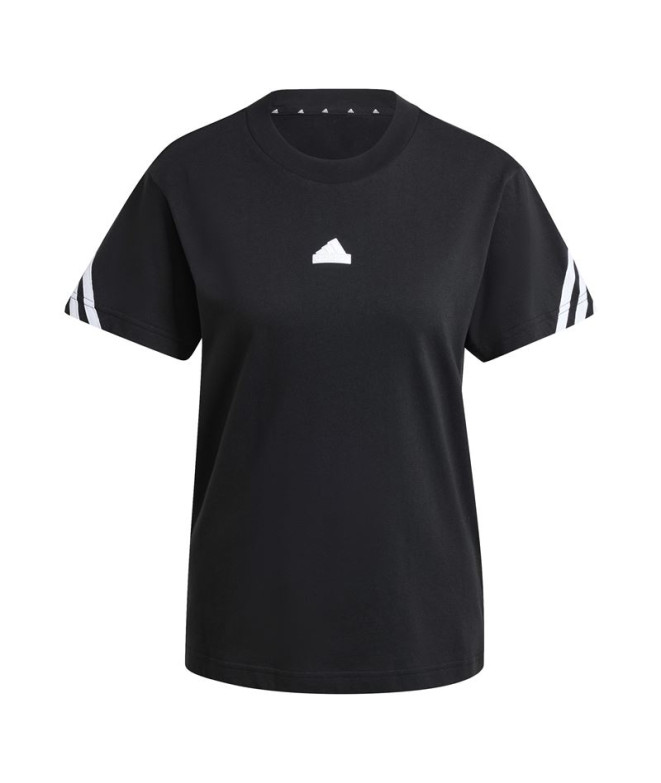 Camiseta adidas Mulher Future Icons 3-Stripes Preto