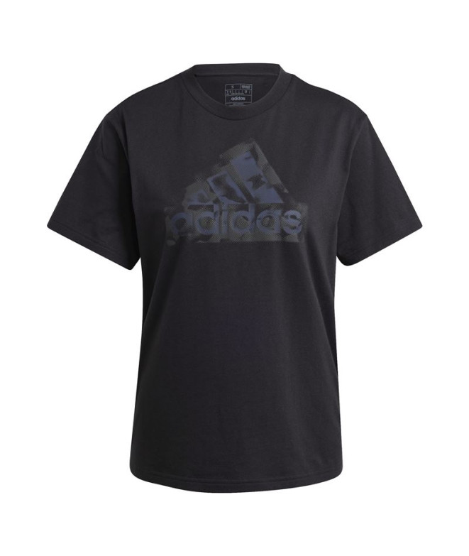 Camiseta adidas Mulher Future Icons Graphic Preto