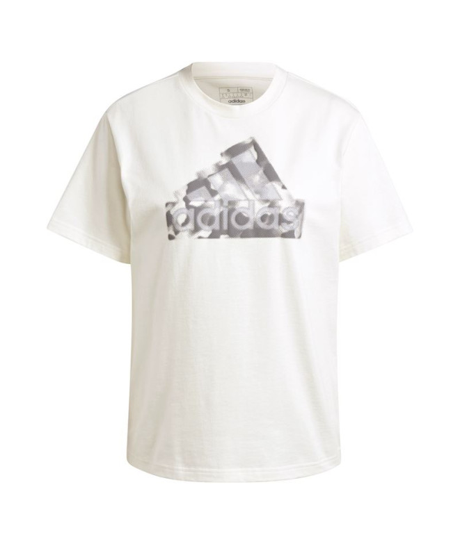 T-shirt adidas Femme Future Icons Graphic White