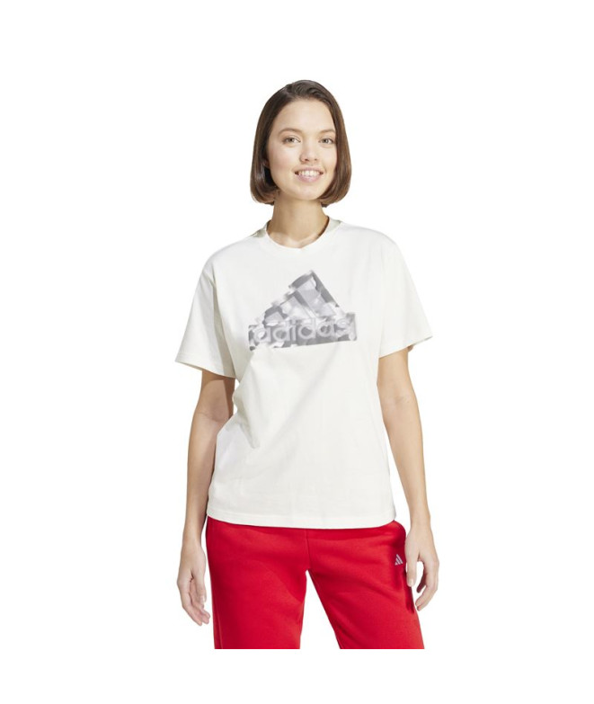 Camiseta adidas Mulher Gráfico de ícones do...