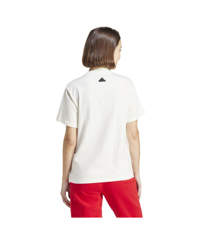 T-shirt adidas Femme Future Icons Graphic White