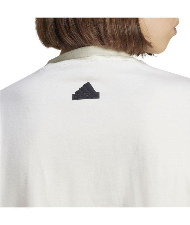 T-shirt adidas Femme Future Icons Graphic White