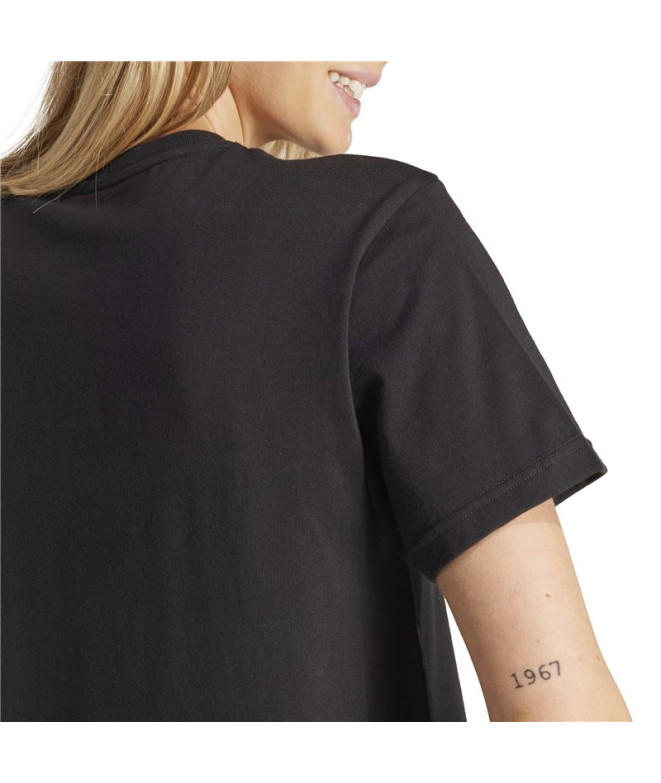 Camiseta adidas Mulher Camo Graphic Preto
