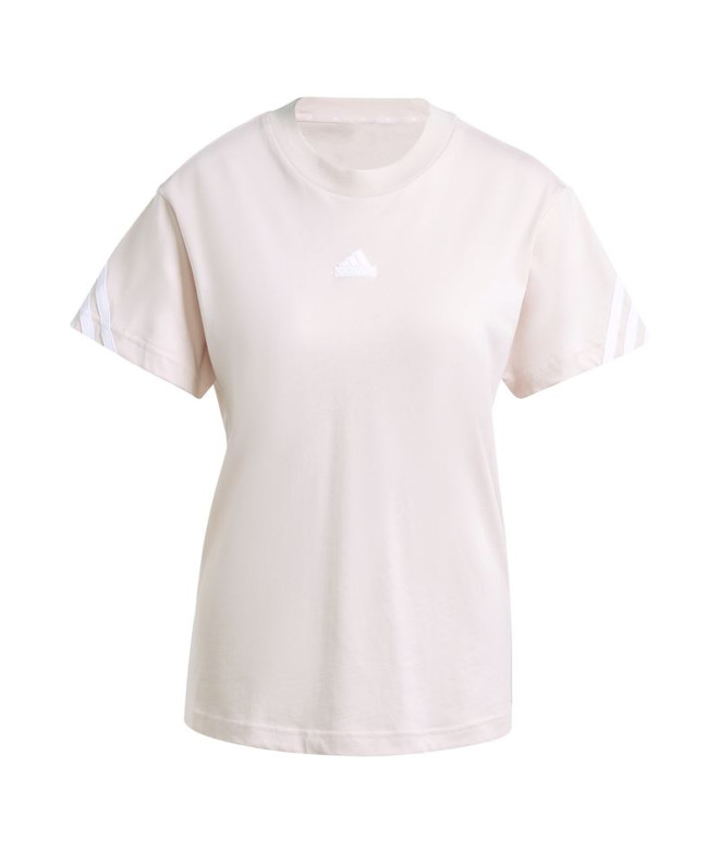 Camiseta adidas Mulher Future Icons 3-Stripes Rosa