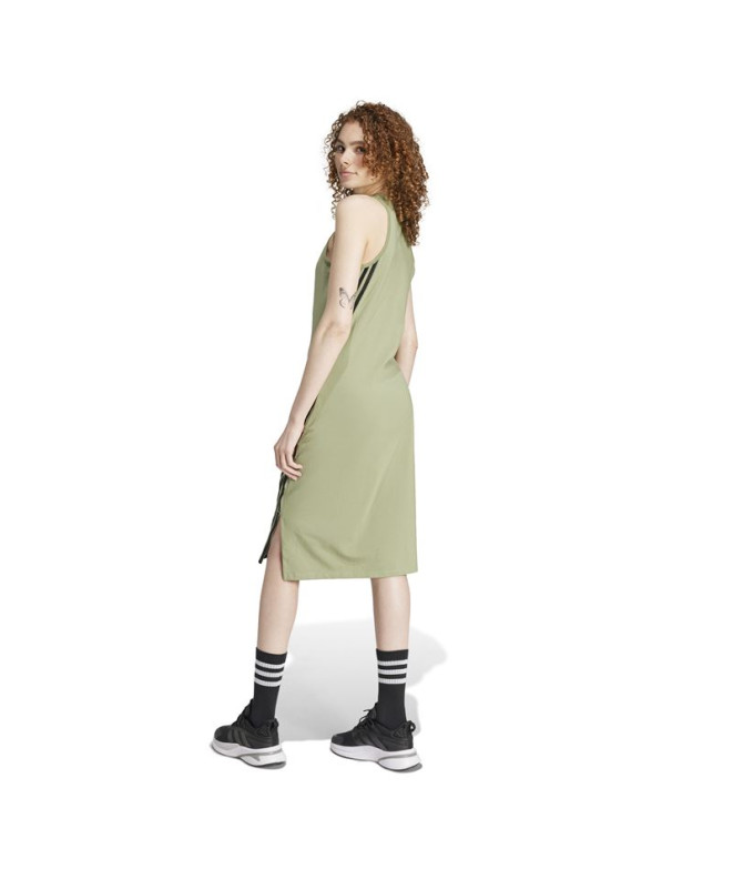 Robe adidas Femme Future Icons 3-Stripes Vert