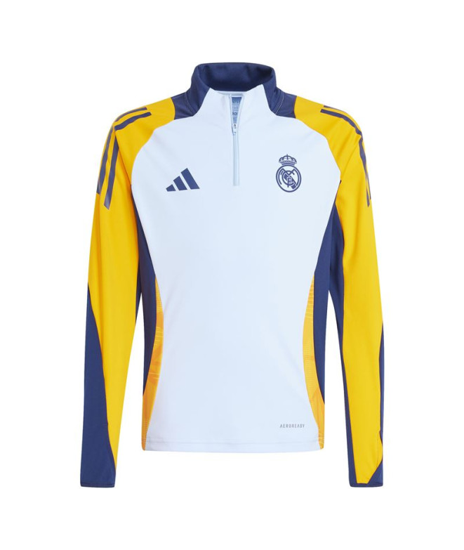 Sweat Football adidas Enfant de Real Madrid 24/25 Bleu d'entraînement