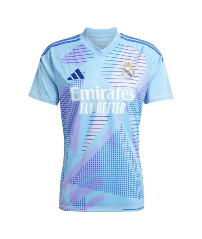 Camiseta Futebol adidas Homem de Real Madrid 24/25 Home Goalkeeper Jersey Azul