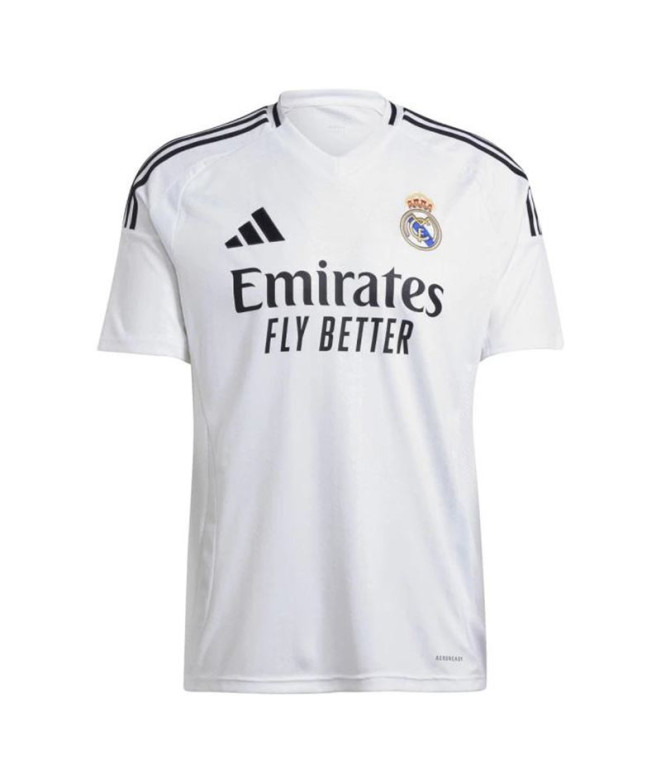 Camiseta Futebol adidas Homem de Real Madrid 24/25 Home Jersey Branco