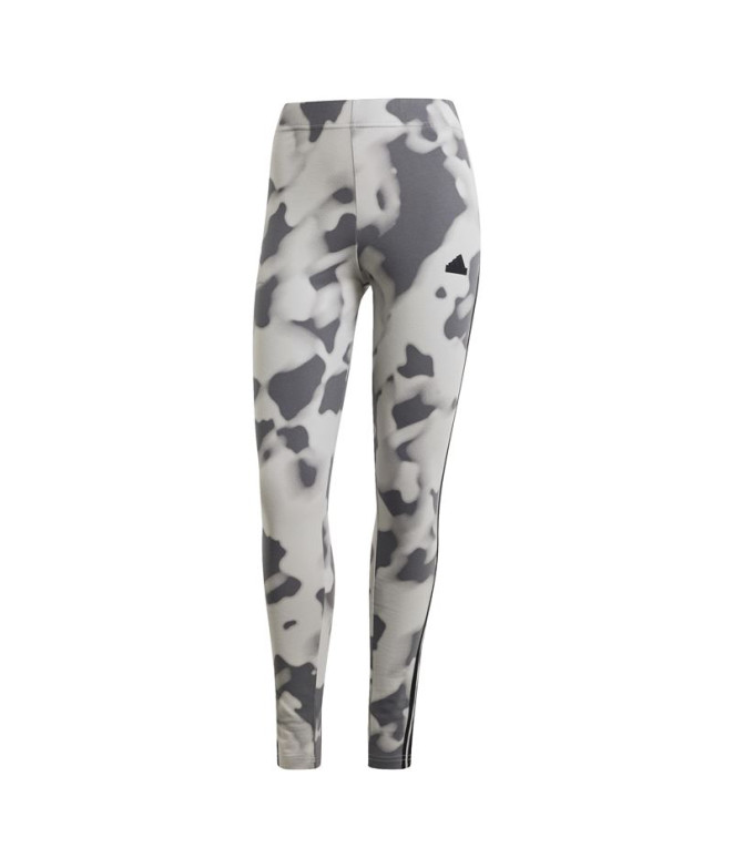 Mallas adidas Future Icons 3 Bandas Mujer Gris