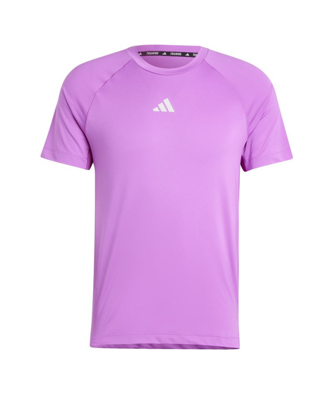 Camiseta Fitness adidas Homem de Gym Training Purple