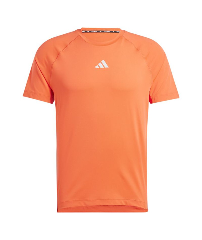 Camiseta de Fitness adidas Gym Training Hombre Rojo