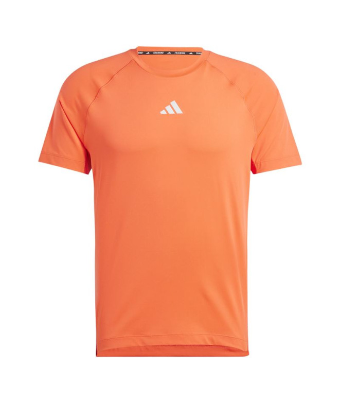 Camiseta Fitness adidas Homem de Gym Training Red