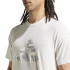 Camiseta de Fitness adidas Train Essentials Camo Graphic Logo Hombre Blanco