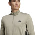 Moletom adidas Homem Train Essentials Camo Training 1/4 Zip Longsleeve Cinzento