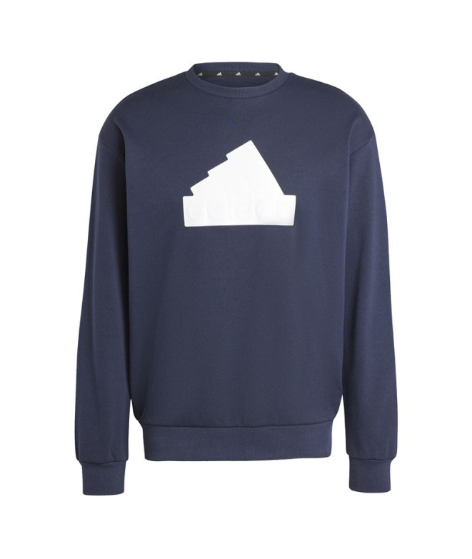 Sudadera adidas Future Icons Bos Crew Hombre Azul