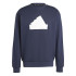 Moletom adidas Homem Future Icons Bos Crew Azul