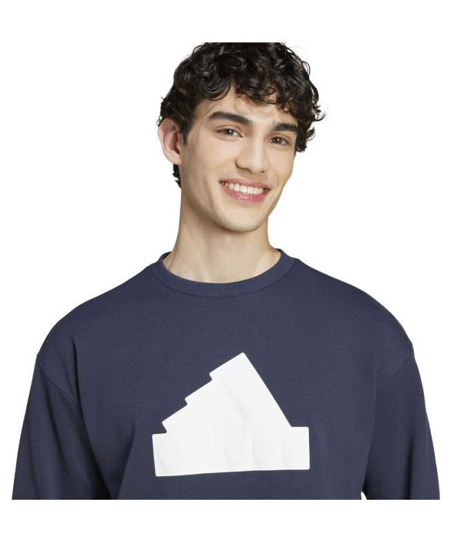 Sweat adidas Homme Future Icons Bos Crew Bleu