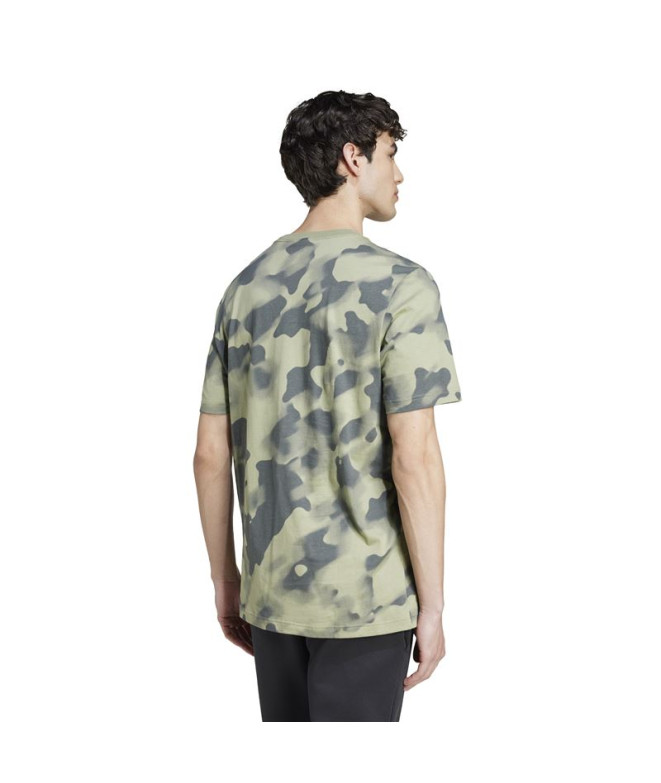 T-shirt adidas Homme Future Icons Bos Aop Green