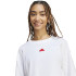 Camiseta adidas Express All Gender Anti-Microbial Mujer Blanco