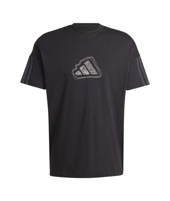 Camiseta adidas Homem All Szn Graphic Seasonal Preto