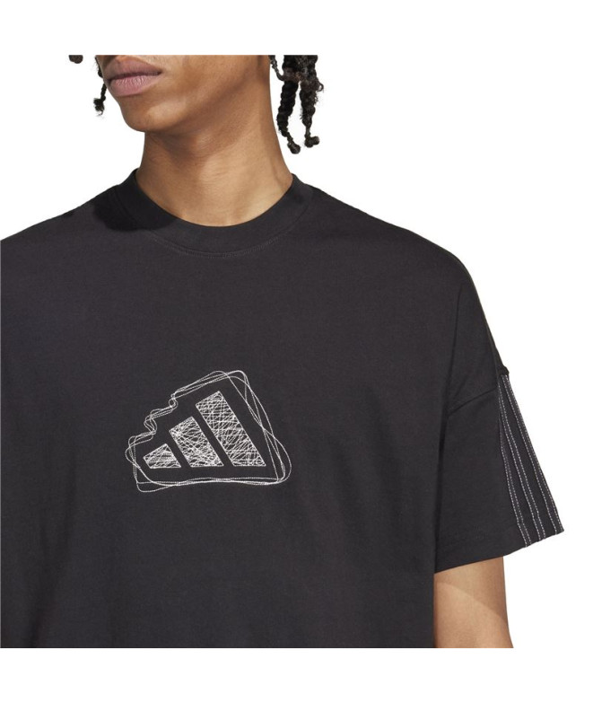 T-shirt adidas Homme All Szn Graphic Seasonal Noir