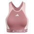 Sujetador Deportivo adidas Techfit Medium Support High Neck Mujer Rosa