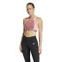 Sujetador Deportivo adidas Techfit Medium Support High Neck Mujer Rosa