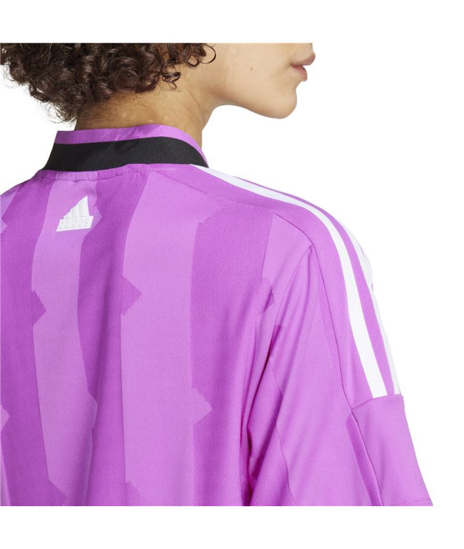 Robe adidas Femme Tiro Cut 3 Band Jacquard Purple
