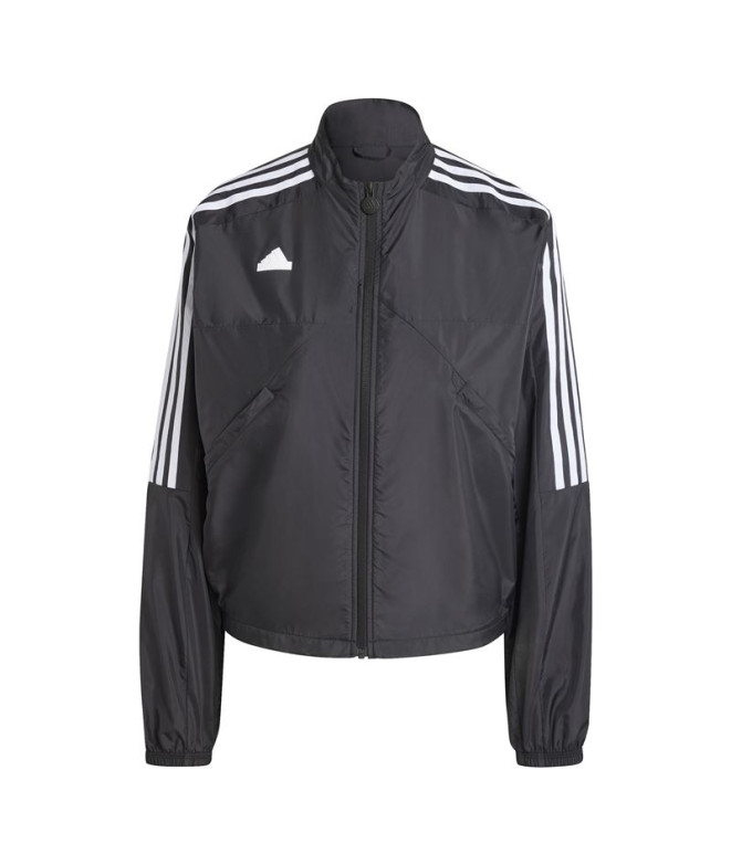 Veste adidas Haut Femme Tiro Cut 3 Bands Summer Woven Track Noir