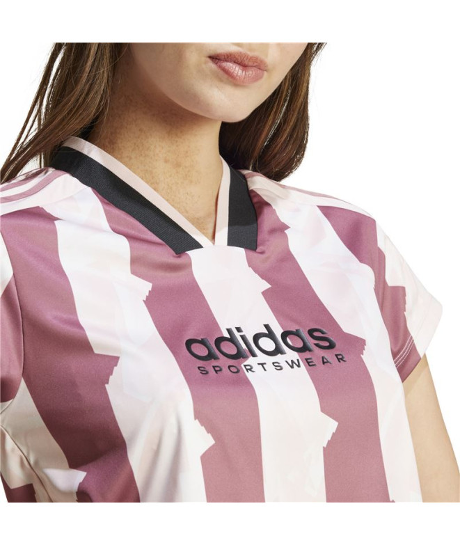 T-shirt adidas Femme Tiro Cut 3 Stripes Print...