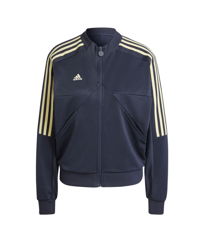 Veste adidas Haut Femme Tiro Track Bleu