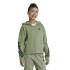 Chaqueta adidas Future Icons 3 Bandas Cotton Fullzip Hoodie Niña Verde