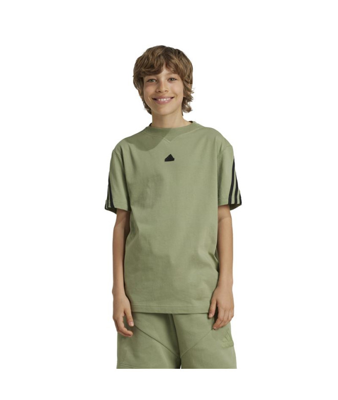 Camiseta adidas Infantil Future Icons 3 Stripes...