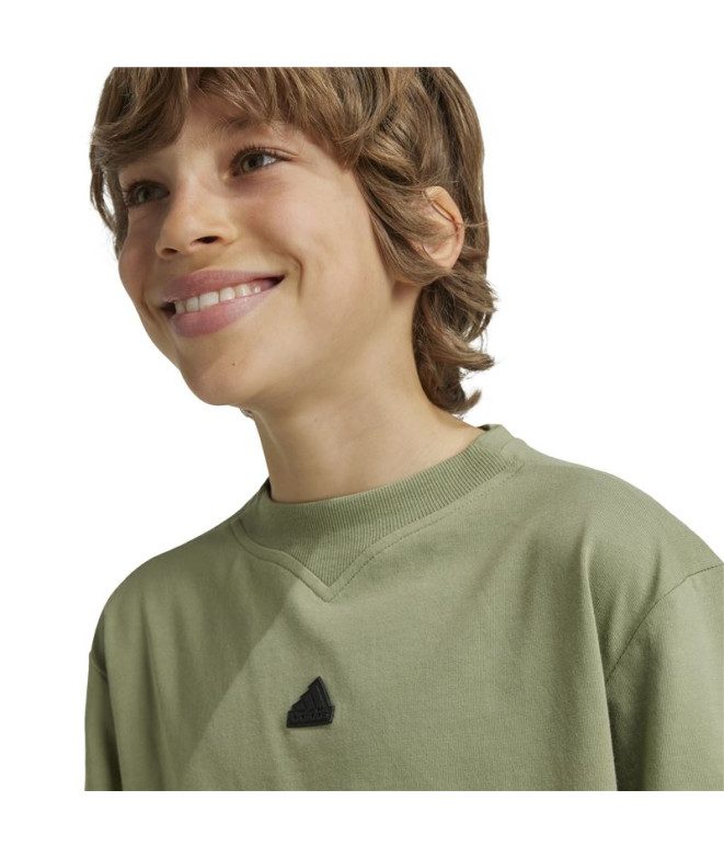 Camiseta adidas Infantil Future Icons 3 Stripes...