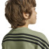 Camiseta adidas Future Icons 3 Stripes Infantil Verde