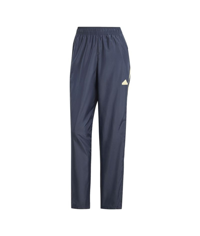 Calça adidas Mulher Tiro Cut 3 Band verão Tecido Azul