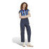 Camiseta adidas Mulher Tiro Cut 3 Stripes Print Azul bebé