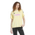 Camiseta adidas Mulher Tiro Cut 3 Stripes Jacquard Boyfriend Amarelo