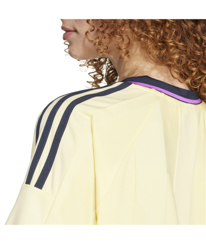 Camiseta adidas Mulher Tiro Cut 3 Stripes...