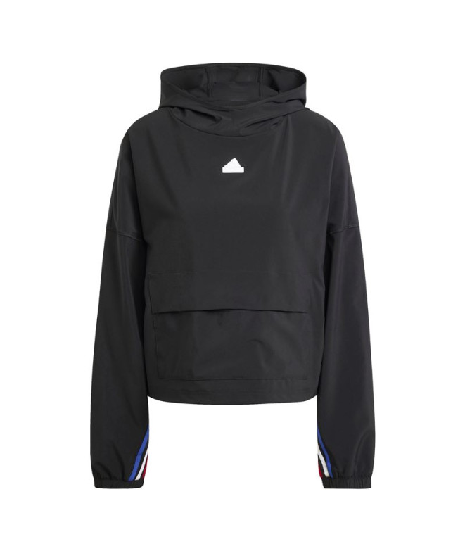 Sudadera adidas Express All Gender Woven Mujer Negro