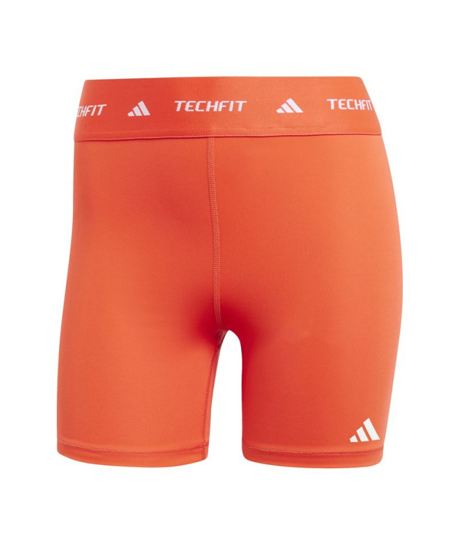 Collants Fitness adidas Femme de Techfit Short Red