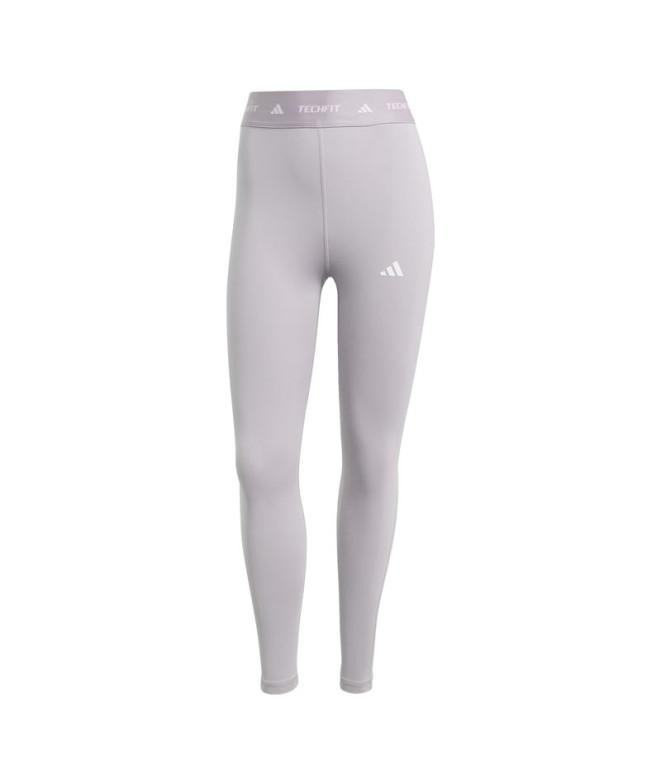 Collants Fitness adidas Femme de Techfit 7/8 Gris