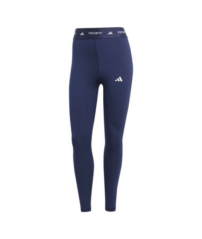 Collants Fitness adidas Femme de Techfit 7/8 Bleu