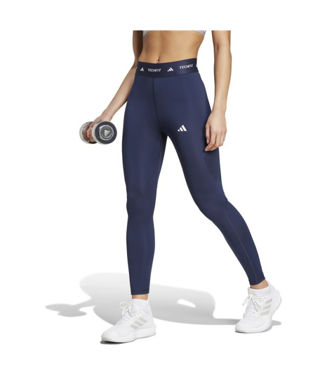 Malhas Fitness adidas Mulher de Techfit 7/8 Azul