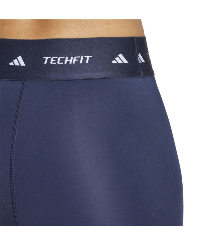Collants Fitness adidas Femme de Techfit 7/8 Bleu