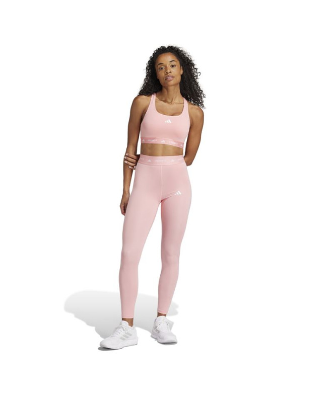 Malhas Fitness adidas Mulher de Techfit 7/8 Rosa
